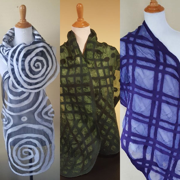 Hand Felted Scarves